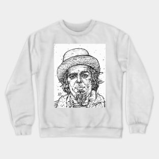 CAPTAIN BEEFHEART ink portrait Crewneck Sweatshirt